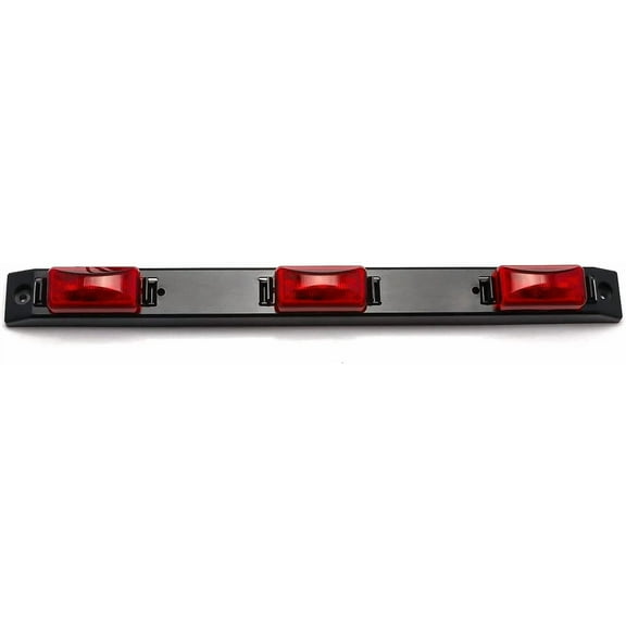 x tech 1pc Red Lens Rear Truck Tailgate Running Light Bar,Compatible with F-150 F-250 F-350 F-450 1500 2500 3500 or or etc(Red 9-LED)