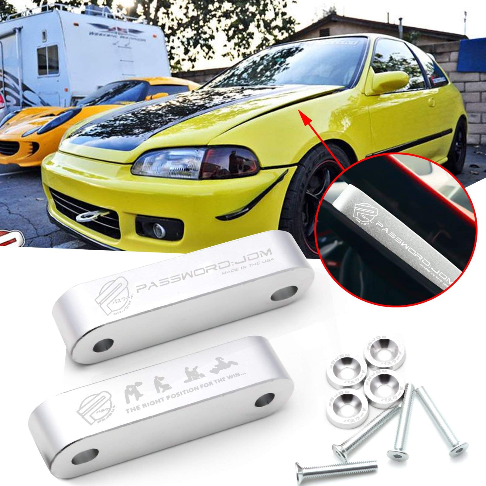 Hood Riser x xotic tech JDM Hood Spacer Hood Riser 3/4