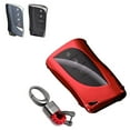 thumbnail image 1 of x xotic tech Key Fob Cover with Keychain Soft TPU Full Protection Key Case Shell, Compatible with Lexus ES350 ES300h LC500 LC 500h LS500 LS500h UX250h GX460 UX200 Smart Keyless Entry Key (Red), 1 of 7