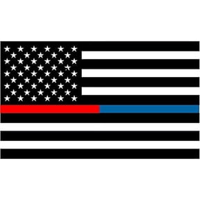 (x1) 3" Thin Blue Red Line American Subdued Flag Decal US Police Fire 3M Reflective sticker R
