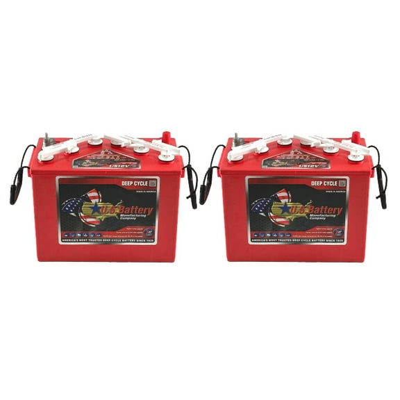 x2 | US Battery 12 Volt 155 Ah Deep Cycle Battery ~ Replaces T-1275 T1275