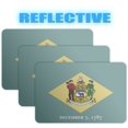 thumbnail image 1 of (x3) 3M Reflective Delaware Flag Stickers | Versatile & High Quality Safety Decals | Flag of Delaware Sticker Decals | Perfect for Hard hats, laptops, bikes, toolboxes and more!, 1 of 3