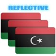 thumbnail image 1 of (x3) 3M Reflective Libya Flag Stickers | Versatile & High Quality Safety Decals | Flag of Libya Sticker Decals | Perfect for Hard hats, laptops, bikes, toolboxes and more!, 1 of 3