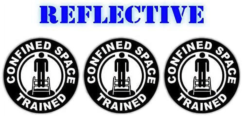 Zip Tie Certified Hard Hat Sticker (3 Pack) – 2 Inch Funny Toolbox & Helmet Decal