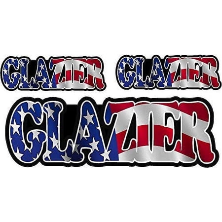 (x3) Pack 6" Glazier American Flag Hard Hat 3M Reflective sticker Window Glass Decal 3M Reflective sticker