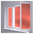 thumbnail image 1 of "x300" (4FTx25FT) Orange Color Frosted Glass Peel and Stick Window Film Home Bedroom Bathroom Privacy Waterproof Sticker Decal Tool Kit, 1 of 5