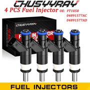 x4 Fits OEM NEW Fuel Injectors for 2007 - 2017 Jeep Compass 2.0L I4 04891577AC