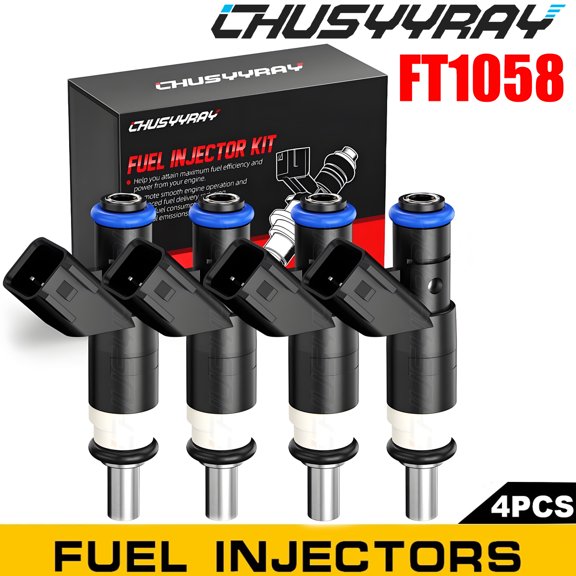 x4 Fits OEM NEW Fuel Injectors for 2007 - 2017 Jeep Compass 2.4L I4 04891577AC