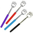 thumbnail image 1 of x4 Telescopic Bear Claw Back Scratchers - Extendable Back Scratcher for Adults, Men, Women and Kids (Purple,Red,Blue,Black), 1 of 1