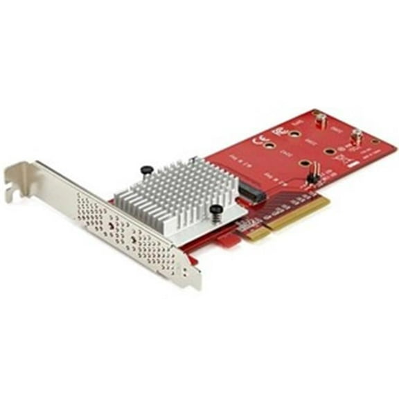 x8 Dual M.2 PCIe NVMe SSD Adapter - PCIe 3.0