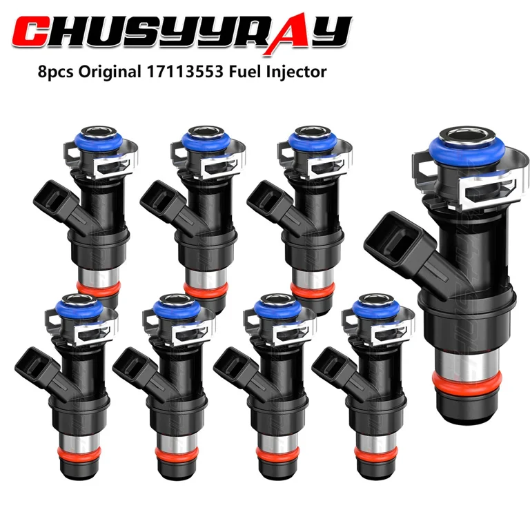 8PCS Brand New GM Fuel Injectors For GMC Chevrolet 4.8L 5.3L 12613411 - Foto 9