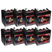 x8 | US Battery 6 Volt 208 Ah Deep Cycle Battery  Replaces Trojan T-605 T605