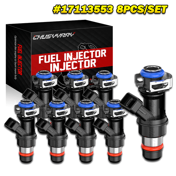 x8 upgrade Fuel Injectors 12613411 For 2010 -2013 Chevrolet Avalanche 5.3L V8
