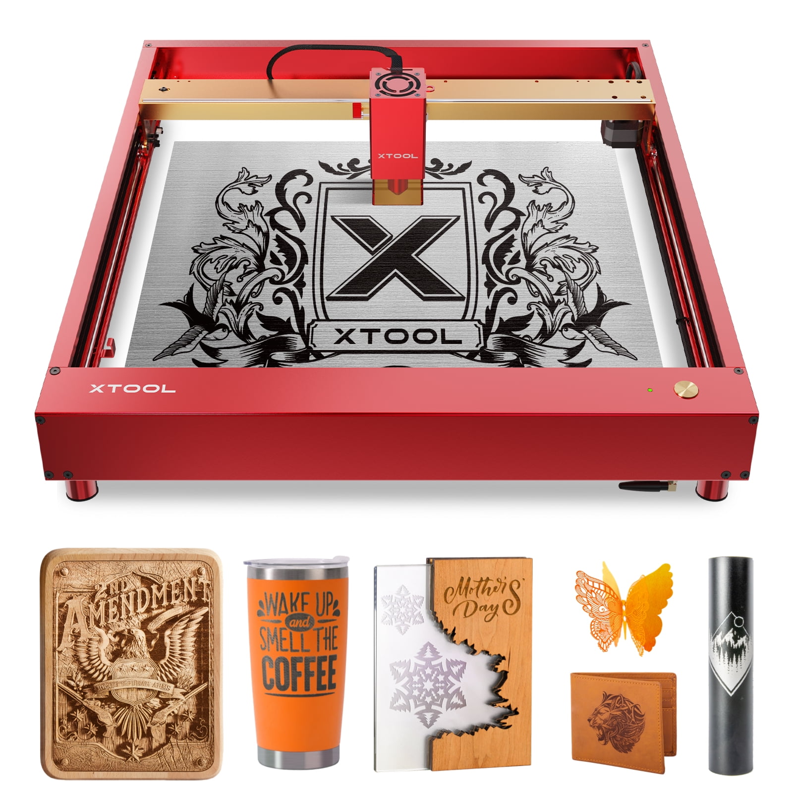 Buy xTool D1 Pro Laser Engraver 5 75w Output Power 400mms Ultra Fast 006mm  Ultra Fine Compressed Spot Higher Accuracy DIY Laser Engraving and Cutting  Machine at Ubuy Pakistan
