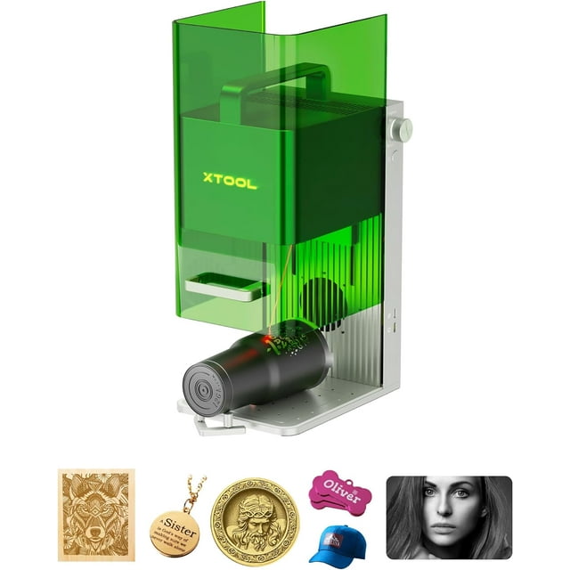 xTool F1 2in1 Dual La/ser Engraver, Lightning Speed Portable La/ser