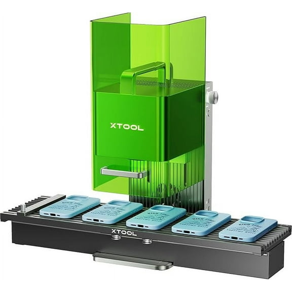 xTool F1 Lite Laser Engraver with Slide Extension, 4000mm/s Lightning Speed Portable Laser Engraving Machine, Ultra HD Laser Engraver for Wood, Metal, Leather, Acrylic, Glass, and More