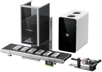 xTool F2 Ultra 60W MOPA & 40W Diode Dual Laser Engraver with Conveyor, RA3, AP2 Purifier, 100+ Color Metal Engraving Fiber Laser Engraver