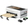 thumbnail image 1 of xTool P2S 55W CO2 Laser Cutter Versatile Bundle, with Riser Base, Conveyor Feeder, RA2 Pro Rotary, Dual Smart 16MP Cameras, Curved Surface Engraving, Smart Desktop CO2 Laser Engraver Machine, 1 of 9