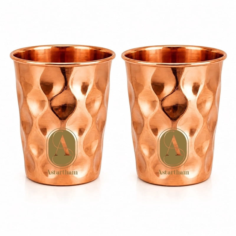 Diamond Copper Tumblers, 300 ml