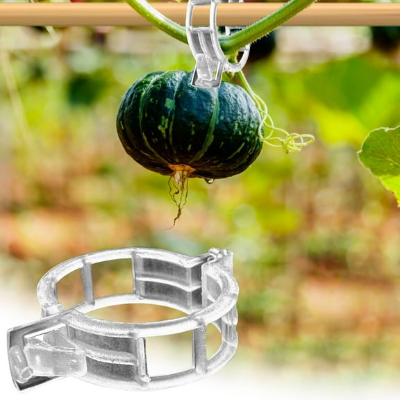 xaoyunyn 200pcs Support Clips for Tomato,Melon,Cucumber,Plastic,Easy to Use,Stable,0.98 inches Each,White