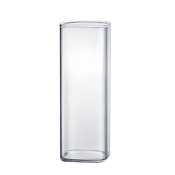xaoyunyn Acrylic Glass Drinking Cup for Home and Office Use with Design Reusable and Easy to Clean Ergonomic Easy Grip Handle for Tea Coffee and Milk