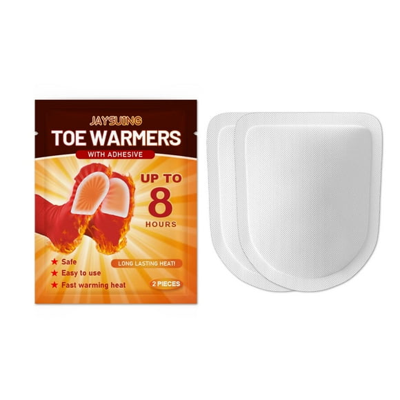 xaoyunyn Adhesive Toe Warmers Long Lasting Up to 8 Hours Safe Natural Odorless Heat Insoles for Cold Weather Suit for Hands Feet and Body 20 Pack