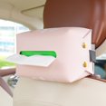 thumbnail image 1 of xaoyunyn Adorable Bear Shaped Car Seat Hanging Tissue Box with Extra Storage,Stable Leather for Easy Use and Enhanced Car Interior Ambience, 1 of 6