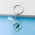 thumbnail image 1 of xaoyunyn Adorable Goldfish Keychain Accessory,Lifelike Resin Fish in Water Bag Design for DIY,Keyring,Purse,Car and Backpack Ornaments,Gift, 1 of 3