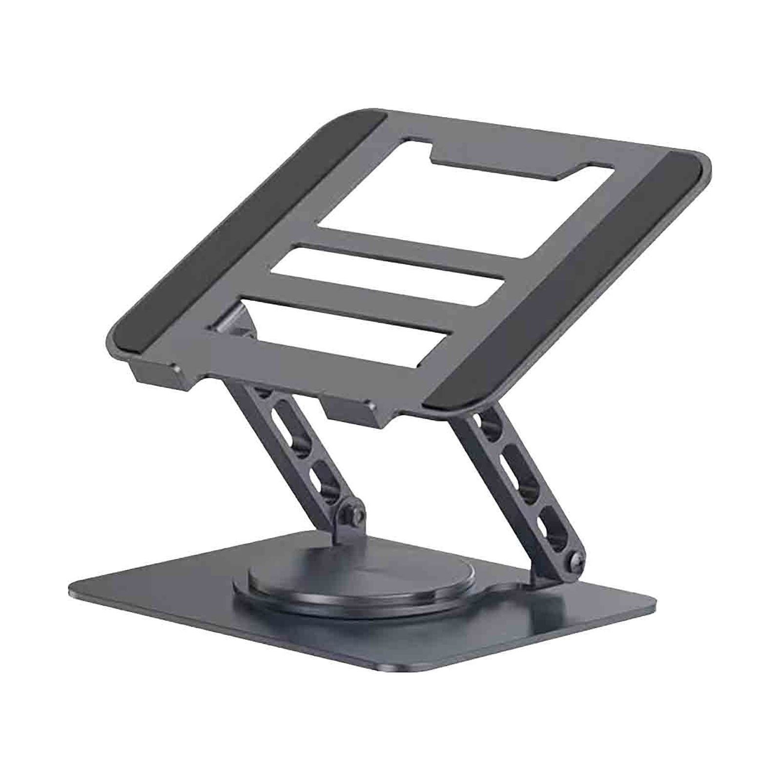 xaoyunyn Aluminum Alloy Rotating Laptop Stand with Ergonomic Adjustable Height,Anti Slip Surface Heat Dissipation Design for Enhanced Stability and Comfort