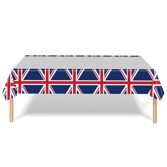 xaoyunyn British Flag Themed Party Supplies Kit,Paper Napkins,Plates Cups for Memorial Day,Queen's Birthday Patriotic Events,Disposable Tableware Set