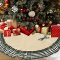 thumbnail image 1 of xaoyunyn Christmas Tree Skirt Round Modern Xmas Decor Rug for Living Room Bedroom Featuring Festive Patterns Cozy Fabric Enhance Holiday Atmosphere Stable and Easy to Clean, 1 of 6
