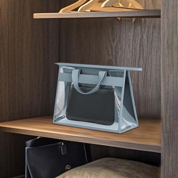 xaoyunyn Clear Large Capacity Tote Bag with Thickened Material for Stable and Visible Storage Suit for Travel,Organization Home Use