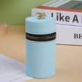 thumbnail image 1 of xaoyunyn Compact Cylindrical Coin Purse with Zipper Closure Multipurpose Accessory for Change Lipstick Keys and Earphones Portable and Stylish Organizer Blue, 1 of 5