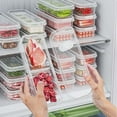 thumbnail image 1 of xaoyunyn Effortless Meal Prep with Airtight Fresh keeping Storage Boxes for Fridge Odor Blocking and Space saving Portion Freezing Convenient Freezer to Microwave Use, 1 of 7