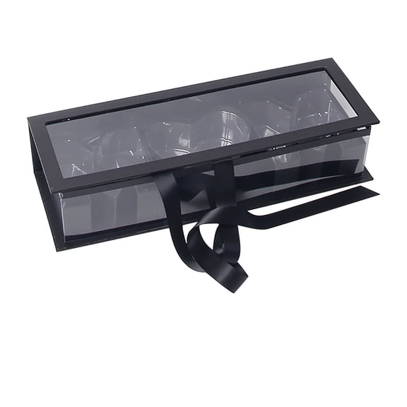 xaoyunyn Elegant Mother's Day Window Flower Box Multi Purpose Rectangular Gift,Soap Wedding Souvenir Packaging Stable Cardboard with Damp Protection