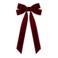 thumbnail image 1 of xaoyunyn Elegant Velvet Christmas Decorations Set Suit for Trees Wreaths or Garlands Includes Easy Tie B for Effortless Crafts and Gift Wrapping, 1 of 5