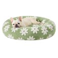 thumbnail image 1 of xaoyunyn Elevated Round Pet Bed for Medium Dogs,50x50cm Anti-Anxiety Donut Shape Washable Dog Bed,Stable and Comfortable Indoor Dog Sleep Supplies for Long-Lasting Use,Green, 1 of 5