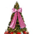thumbnail image 1 of xaoyunyn Extra Large Classic Satin Bow with Long Streamers for Holiday Tree Topper and Home Party Decoration, 1 of 6