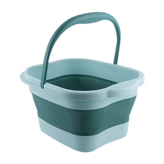 xaoyunyn Folding Foot Bath Bucket with Massage Rollers,Thickened Insulation,Proof Material,Multifunctional Elevated Foot Soaking Basin for Stress Relief