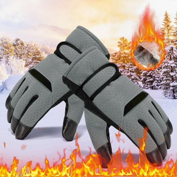 xaoyunyn Heated Motorcycle Gloves for Men Women Insulated Winter Gloves for Cold Weather with Enhanced Grip Windproof Material