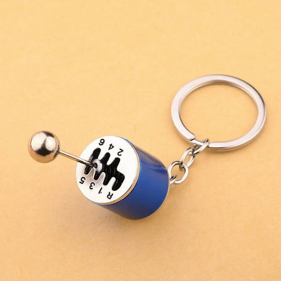 xaoyunyn High Durability Metal Car Gear Keychain Unique Car Inspired Design with Six Gear Shifter,for Anxiety Relief and Long Lasting Style