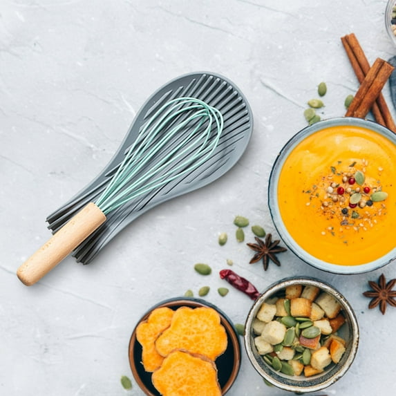 xaoyunyn Kitchen Utensils Tray Organizer for Spoons,Spatulas Pot Lids Heat Resistant,Foldable Easy to Clean Multifunctional Spoon Rest