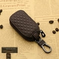 thumbnail image 1 of xaoyunyn Leather Car Key Fob Holder with Zipper and Anti Scratch Protection Universal Key Cover Pouch with Snap Hook for Secure Storage Easy Access, 1 of 1