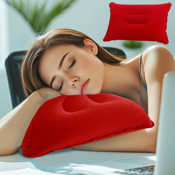xaoyunyn Multi Use Outdoor Camping and Travel Inflatable Pillow Lightweight,Portable Cushion for Neck Support,Suit for Office,Hiking Napping Comfort