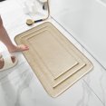 thumbnail image 1 of xaoyunyn Non slip Absorbent Bathroom Mat with Soft Polyester Fiber for Comfort and Water Absorption,Machine Washable and Quick Dry Rug,Suit for Home Decor, 1 of 7