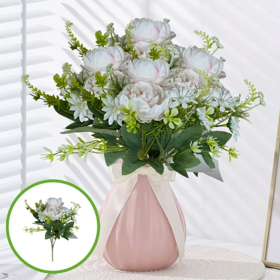 xaoyunyn Realistic Lifelike Artificial Flower Bouquet with Stable Materials for Home Office or Commercial Decoration
