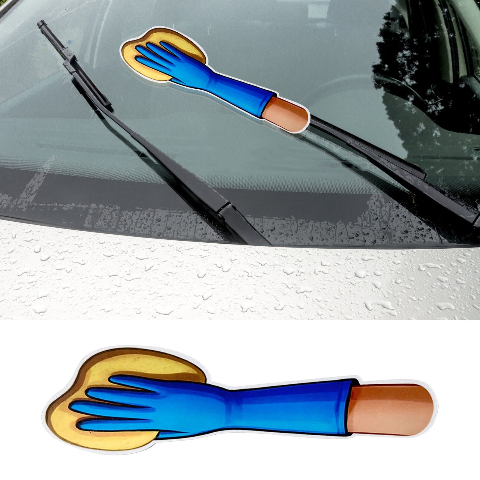 xaoyunyn Rear Wiper Sticker Car Rear Wiper Sticker Halloween Funny Car ...