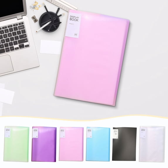 xaoyunyn Rhinestone Arts Storage Binder with 20 Archival Quality Clear Sleeves for Artwork,Documents,Photos Certificates Lightweight and Stable