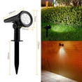thumbnail image 1 of xaoyunyn Solar Courtyard Lights Outdoor Waterproof Spotlights Floor Mounted Garden Lights for Trees Plants Pathways with Smart Light Control,White Light, 1 of 5