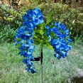 thumbnail image 1 of xaoyunyn Solar Wisteria Lamp-LED Light-Controlled Simulation Flower Arrangement,Energy-Efficient and Weatherproof,Ideal for Outdoor Garden and Courtyard Decoration,Blue, 1 of 6